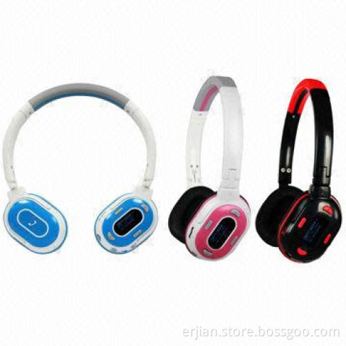 FM Radio Bluetooth Headset MP3 Players with OLED Display and Micro SD Card Reader